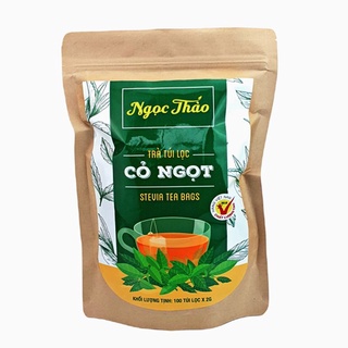 TRÀ CỎ NGỌT TÚI LỌC NGỌC THẢO (100 GÓI NHỎ × 2G) GIÚP ỔN ĐỊNH HUYẾT ÁP, BỔ THẦN KINH.