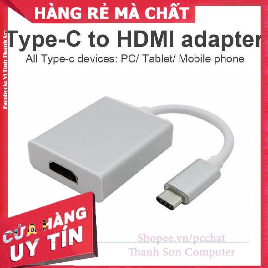 CÁP CHUYỂN USB TYPE-C (THUNDERBOLT 3) RA HDMI (ĐẦU CÁI) - Linh Kiện Phụ Kiện PC Laptop Thanh Sơn