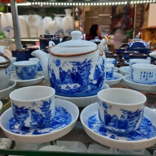 Bộ ấm chén Trúc Lâm Thất Hiền