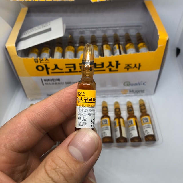 Serum vitamin c huons căng bóng da mặt 2ml Hàn Quốc - 1 vỉ 10 ống