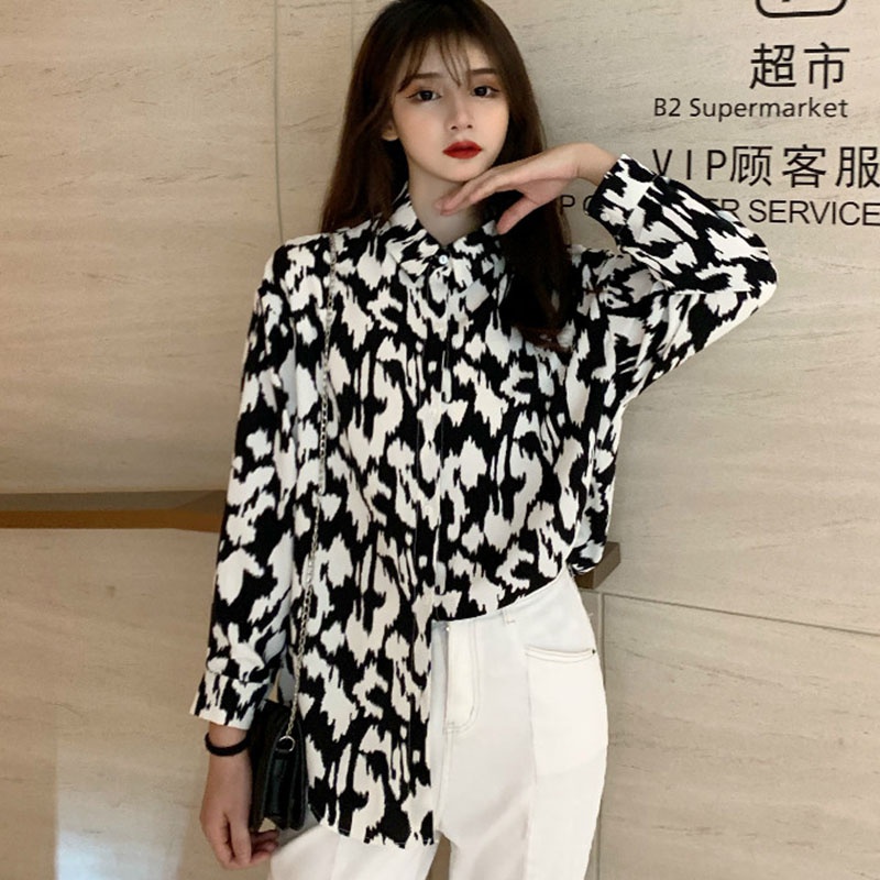 Korean style women's long sleeve shirt design niche long sleeve shirt for women | BigBuy360 - bigbuy360.vn