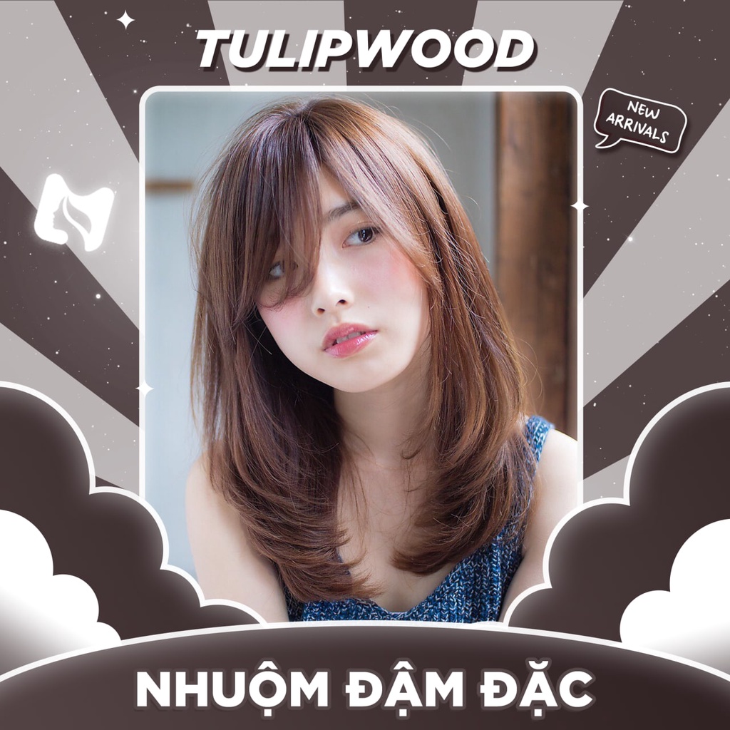 Thuốc Nhuộm Tóc Đậm Đặc Màu TULLIPWOOD (Uất Kim Cương) - Trend 2022 - Minzihair HN