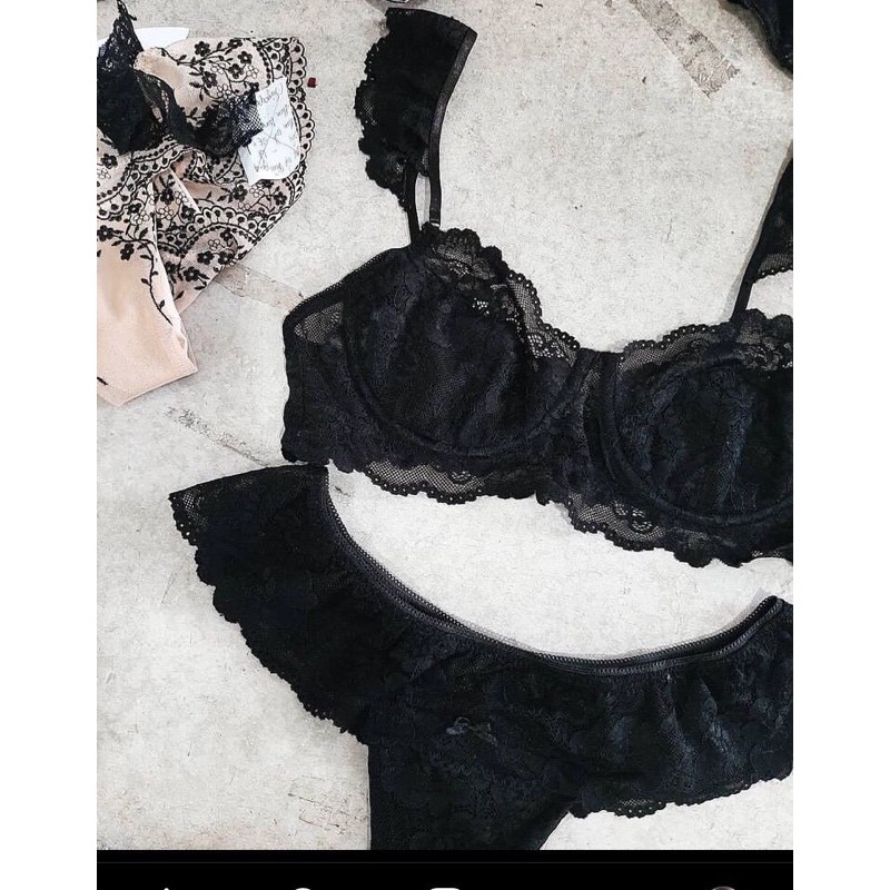 [ẢNH THẬT] SET BRALETTE VAI TIÊN CÓ GỌNG - Thiết Kế Cao Cấp