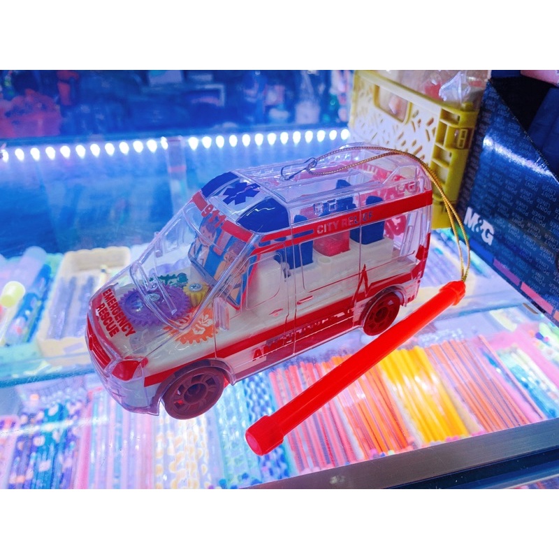 Lồng Đèn Trung Thu Pin Xe Cần Cẩu, Xe Cứu Thương, Tàu Thuỷ, Máy Bay Trực Thăng Full Đèn Nhạc