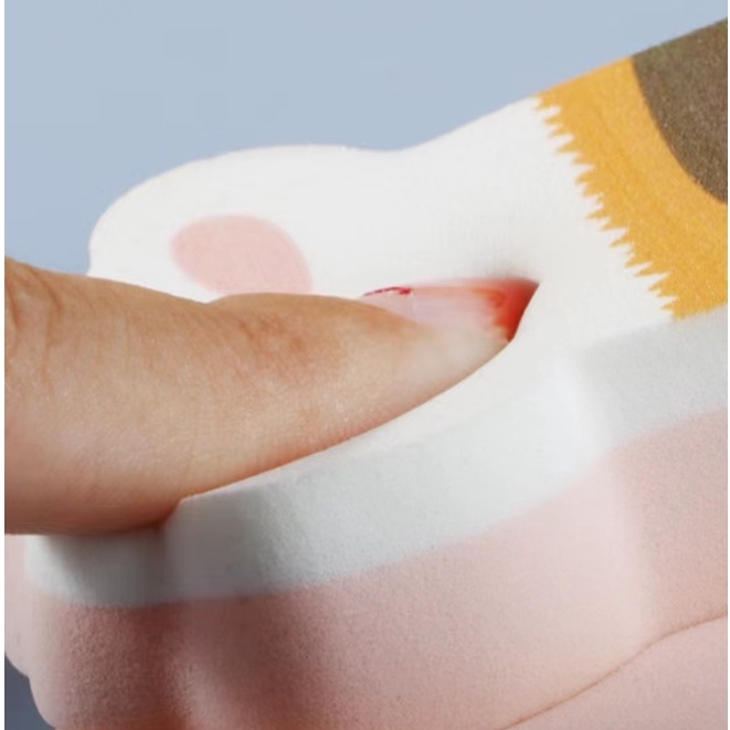 1 Cái Mút Trang Điểm Ướt Và Khô Hình Chân Mèo Dễ Thương Fmz