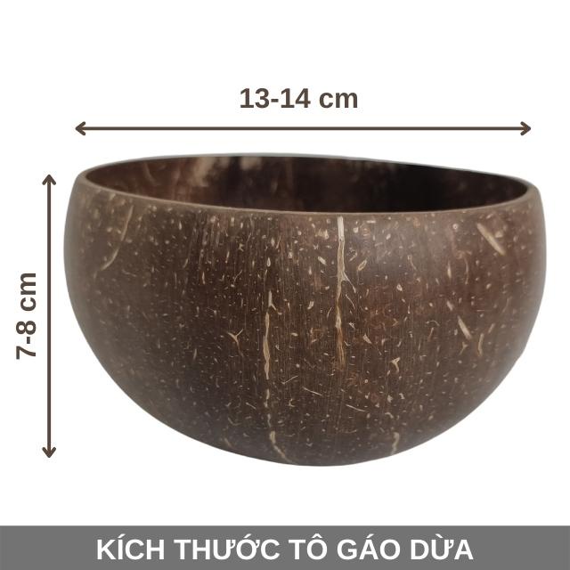 Chén tô gáo dừa tự nhiên của Bến Tre an toàn sức khỏe thân thiện môi trường BENRI SHOP D-CHEN, D-TO