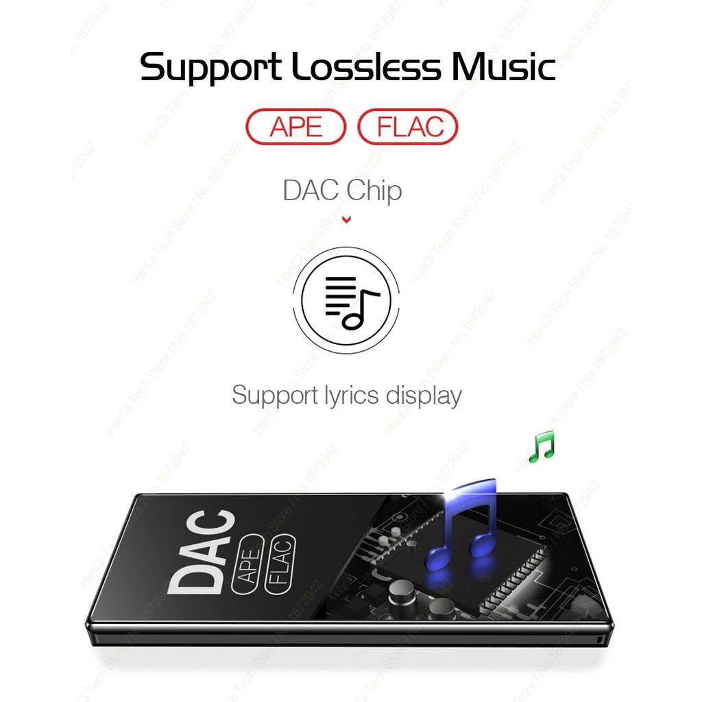 Máy nghe nhạc Mp3 Bluetooth 8gb Ruizu D29 chất lượng cao tiện dụng