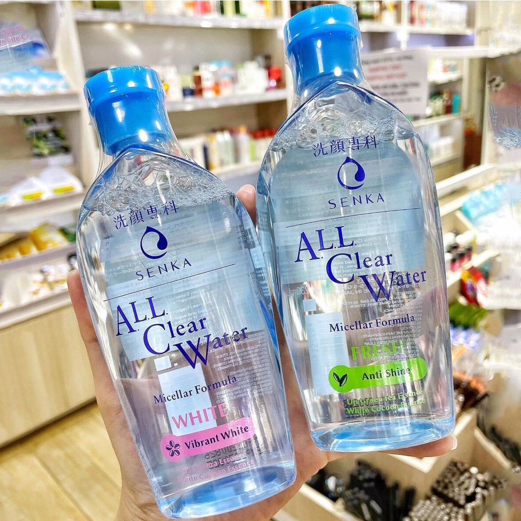 Nước tẩy trang dưỡng trắng Senka All Clear Water Micellar Formula White 230m | BigBuy360 - bigbuy360.vn