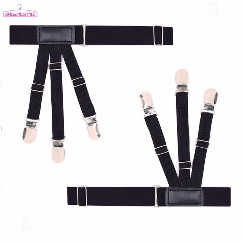 2 đai nịt cố định áo sơ mi thời trang nam
