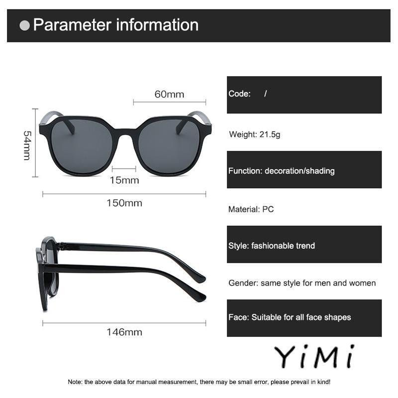 Kính Mát Gọng Tròn Chống Tia UV Phong Cách Retro Thời Trang Cho Nữ