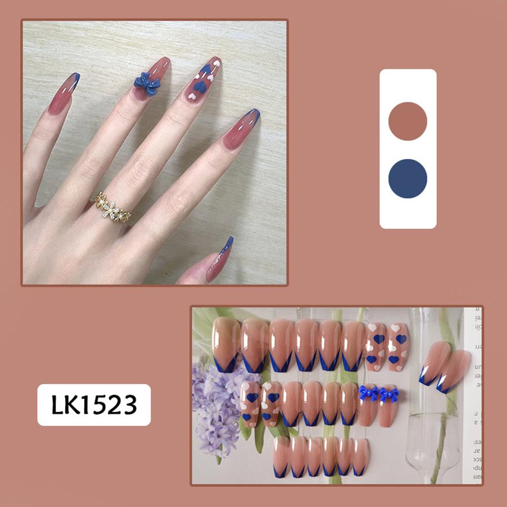 Hộp 24 Móng Tay Giả Có Độ Che Phủ Cao MIHAN1