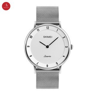 Đồng hồ nam SKMEI 1264 cao cấp 39mm (Trắng bạc) + Tặng hộp đựng đồng hồ thời trang & Pin