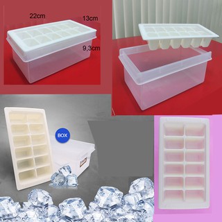 Khay đá có hộp đựng của Nhật sản xuất 22x13x9,3cm, hộp nhựa 1,8 lít. D157