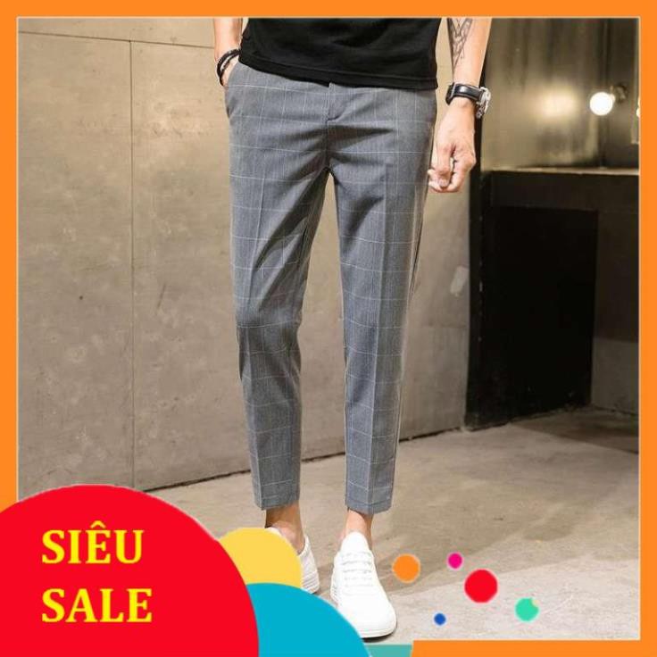 Quần tây âu nam kẻ caro Đu Đủ Shop chất vải cotton cao cấp , chuẩn thiết kế hàn quốc,  cực tôn dáng, lịch sự, trẻ trung | BigBuy360 - bigbuy360.vn