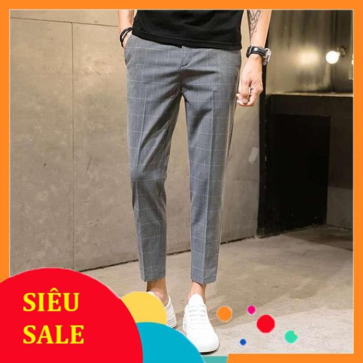 Quần tây âu nam kẻ caro Đu Đủ Shop chất vải cotton cao cấp , chuẩn thiết kế hàn quốc,  cực tôn dáng, lịch sự, trẻ trung