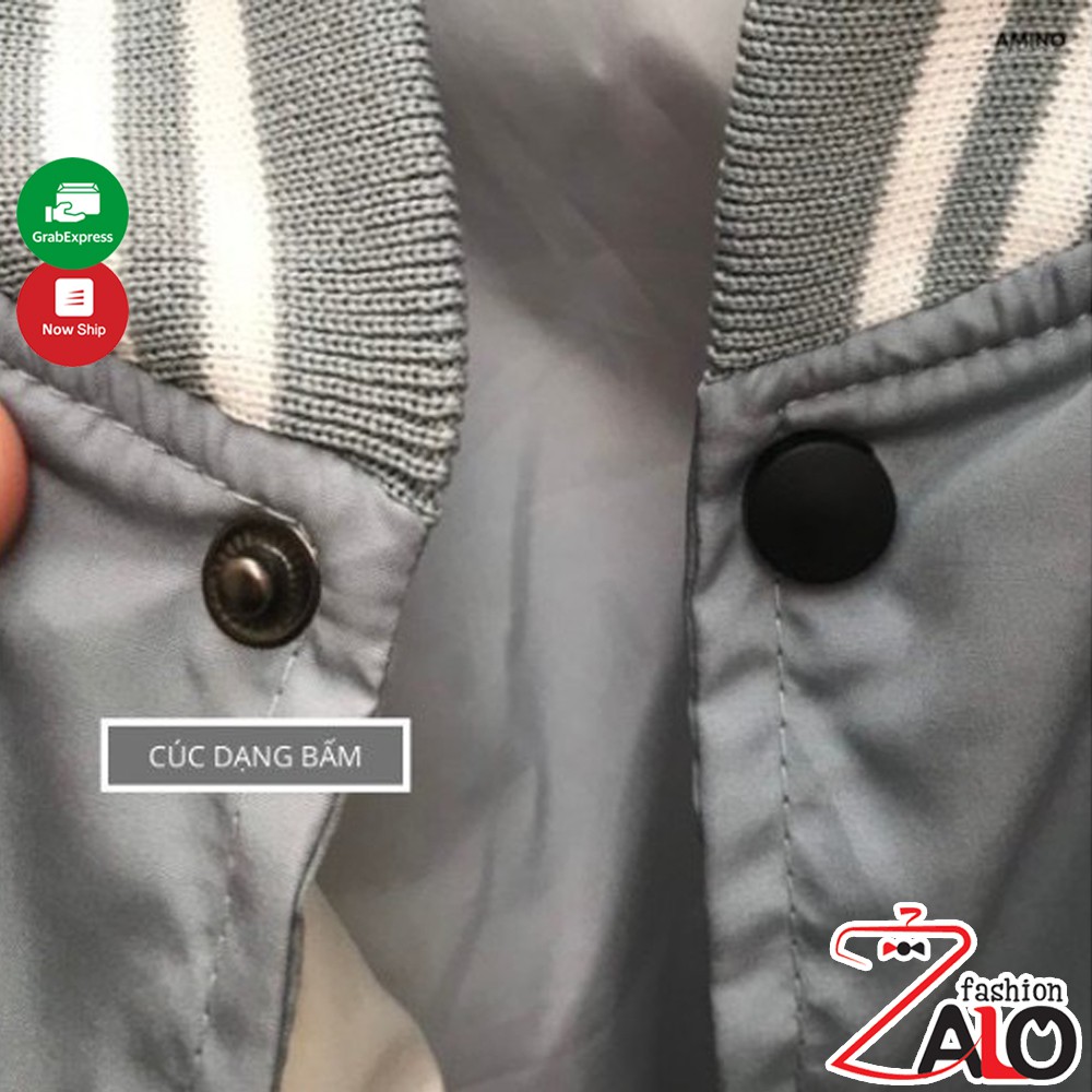 Áo Khoác Dù Bomber BADGE 2 Lớp Chống Nắng Form Rộng nam nữ ulzzang AKD4 ZALO Fashion