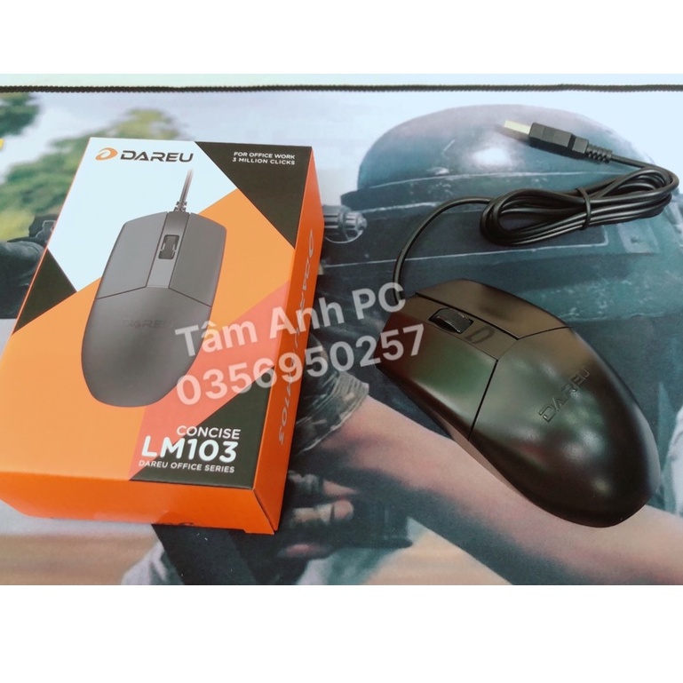 Bàn phím DAREU LK185 , Chuột LM103 - Sản phẩm lý tưởng cho văn phòng,BH 24 tháng