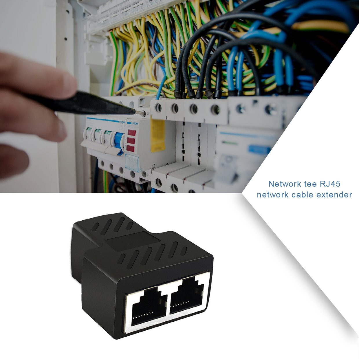 Đầu Kết Nối Mạng Lan Rj45 1 Sang 2