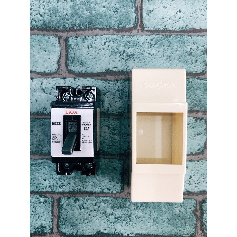 Aptomat, Át Khối Lioa, Vỏ aptomat, Mặt che aptomat