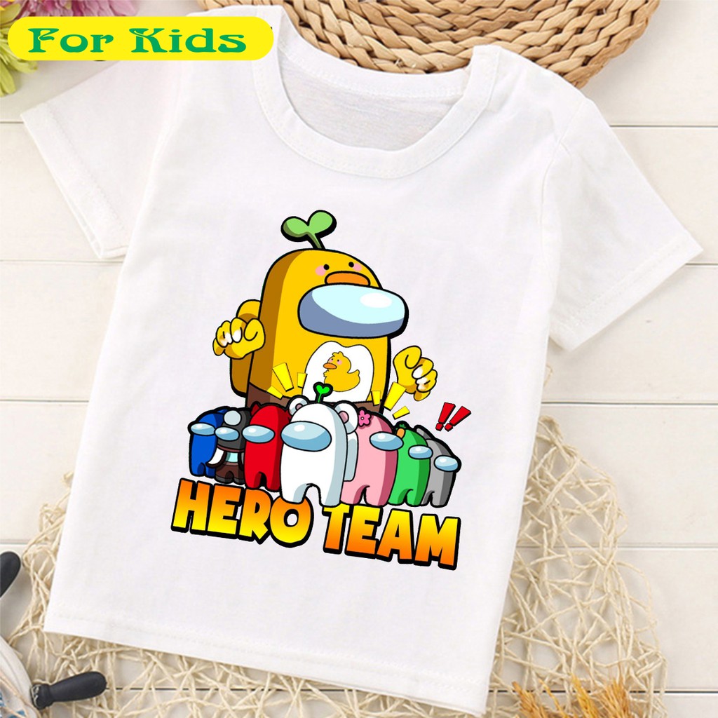 Áo cho bé in hình hero team cực hot bé cực thích