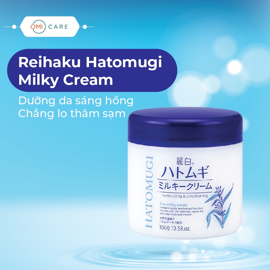 [TẶNG KÈM HỘP QUÀ Ý NGHĨA] Nước Dưỡng Ẩm Sâu Và Kem Dưỡng Ẩm Dưỡng Da Trắng Hồng Tự Nhiên Hatomugi Nhật Bản