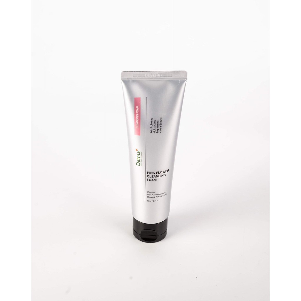 🌼 Sữa rửa mặt Derma Plus trắng sáng da - Pink Flower Cleasing Foam | BigBuy360 - bigbuy360.vn