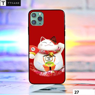 Skin decal dán iPhone 5/5s - 6/6s/6Plus - 7//7Plus - 8/8Plus - X/Xr/Xsmax - 11/12/13 in mèo thần tài