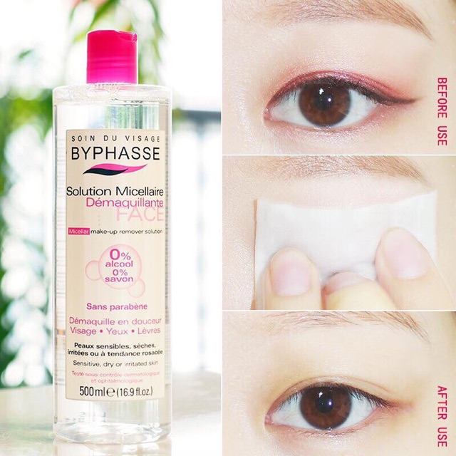 TẨY TRANG BYPHASSE MICELLAR MAKEUP REMOVER SOLUTION