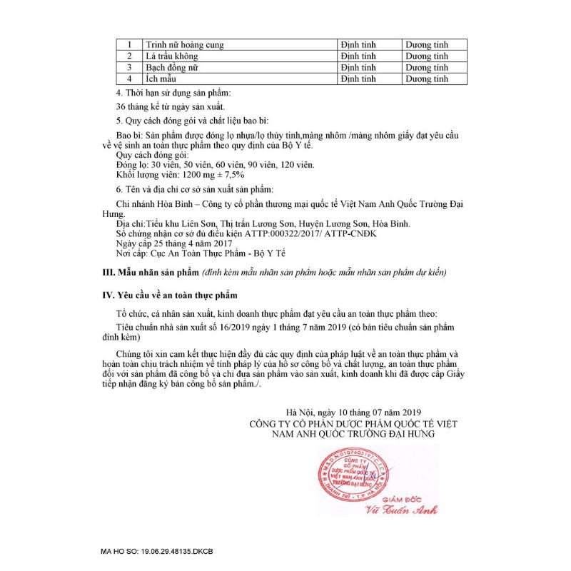 :Âm Tán Hoàng Cung LOVE LADY.Hỗ trợ Điều Hòa Kinh Nguyệt ,Đau Bụng Kinh,Khí Hư