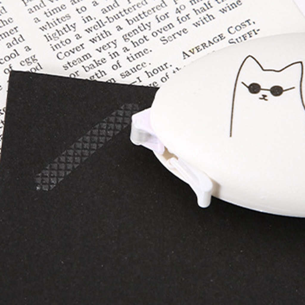 Cuộn Băng Keo Hai Mặt 8m Họa Tiết Hoạt Hình Dễ Thương Dán Trang Trí Sổ Tay/Sổ Tay