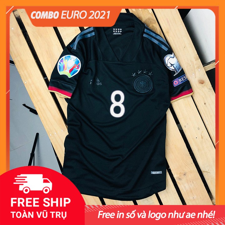 Combo free in logo và số Áo đấu Euro 2021