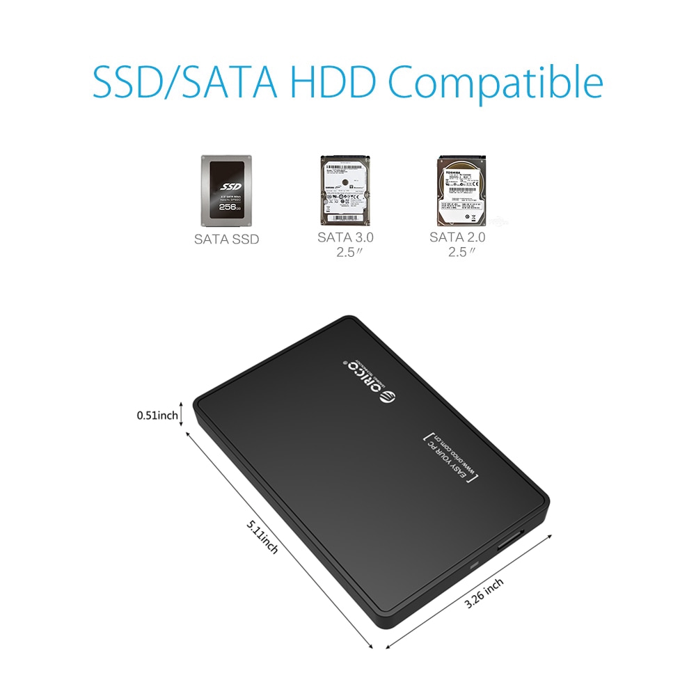 Hộp Đựng Ổ Cứng ORICO HDD BOX SATA 3 USB 3.0 2577U3 | BigBuy360 - bigbuy360.vn