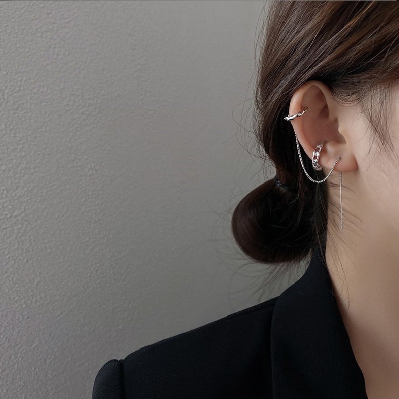 Bộ 2 Khuyên Tai Kiểu Bất Đối Xứng C172