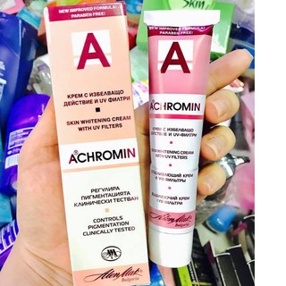 Kem Achromin Giảm Nám Và Tàn Nhang Dưỡng Trắng Da, Bảo Vệ Da Khỏi Tia UV