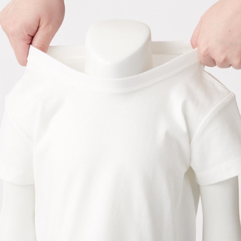 Muji Áo Thun Vải Jersey Cotton Ấn Độ - Em Bé