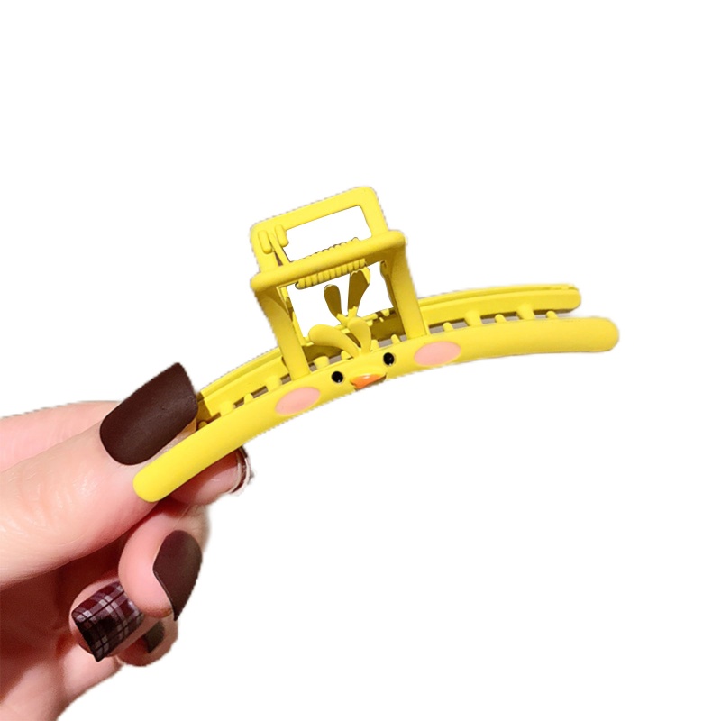 Kẹp Tóc Càng Cua Dài Bằng Hợp Kim Mỏng Hình Thú Dễ Thương Cho Nữ