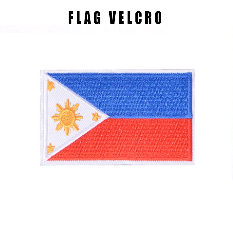 Miếng dán hình lá cờ trang trí quần áo ba lô