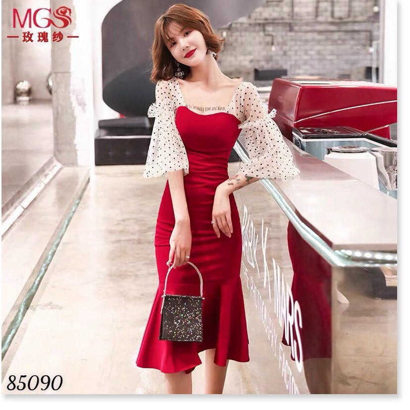 Đầm UMI đuôi cá phối lứa tôn dáng siêu sang cho các chị em KOKO MI STORE