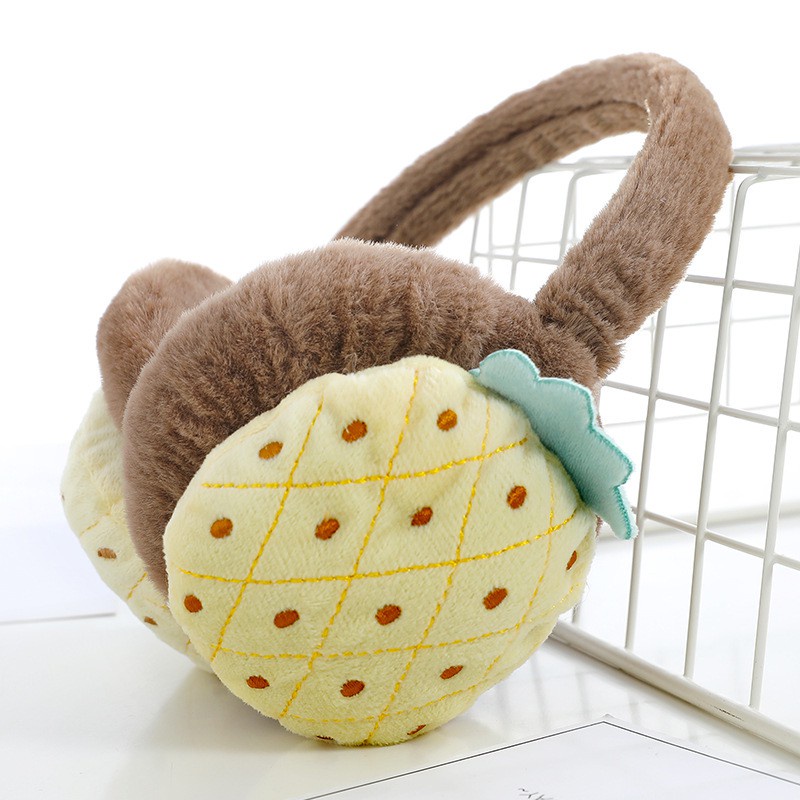 Bịt tai giữ ấm mùa đông hình hoa quả dễ thương