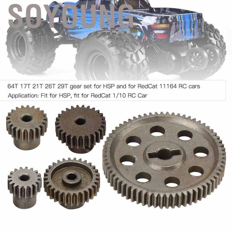 RC Động Cơ Bánh Răng Mô Tơ 64t 17t 21t 26t 29t Cho Xe Tải Hsp Brontoosaurus 1 / 10 Truck 94111