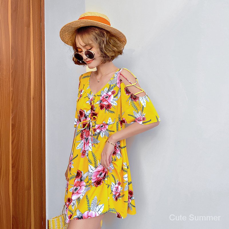 Bộ Đồ Bơi Mỏng Che Bụng Plus Size In Họa Tiết Gợi Cảm Cho Nữ | BigBuy360 - bigbuy360.vn