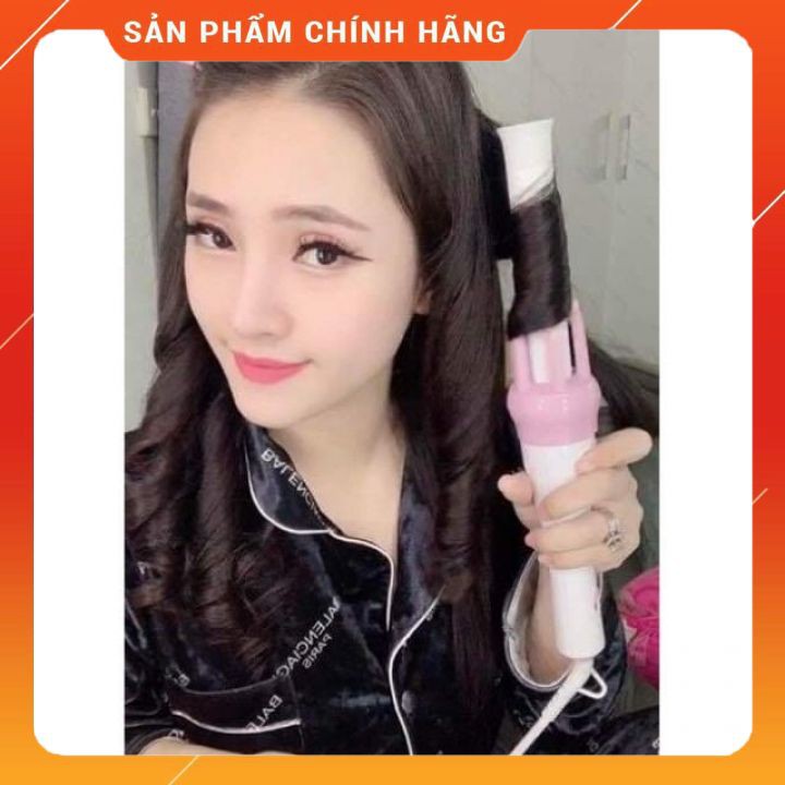 [ HÀNG CHUẨN ] MÁY LÀM TÓC UỐN XOĂN XOAY TỰ ĐỘNG 360 VIVID & VOGUE HÀN QUỐC [FREESHIP]