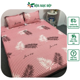 Bộ Ga kèm 2 Vỏ Gối Poly Cotton Nhiều Mẫu mới m6, m8