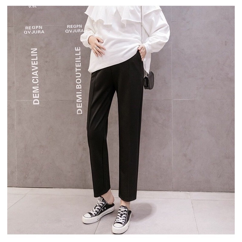 Quần Bầu Baggy Vải CẠP CHÉO Có Chun Chỉnh QB296
