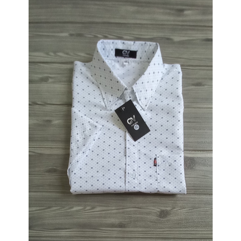 Áo sơ mi nam trung niên ngắn tay form rộng họa tiết chất cotton thoáng mát | BigBuy360 - bigbuy360.vn