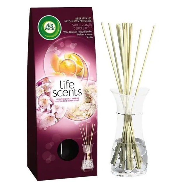 Bộ Que gỗ khuếch tán Tinh dầu Air wick,Lọ tinh dầu khuếch tán 30ml-Nhập khẩu Châu Âu