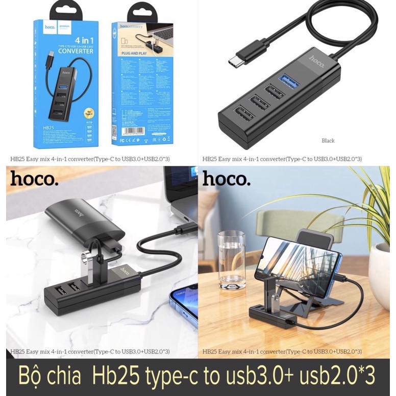 Bộ chia Usb đầu cắm Typ C hàng cty