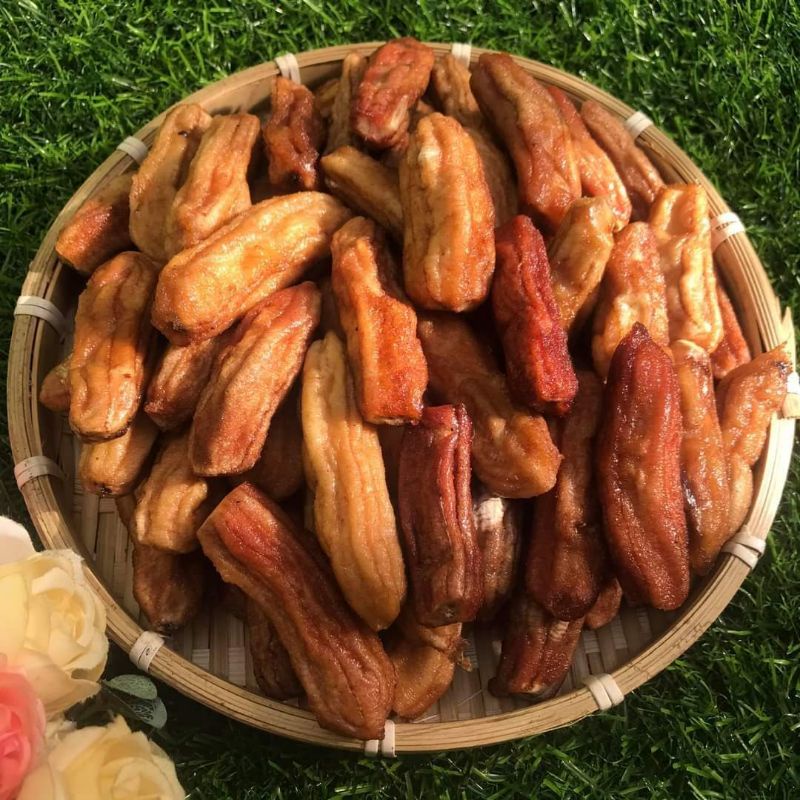 Chuối Cau Mật  Sấy Dẻo Bến Tre