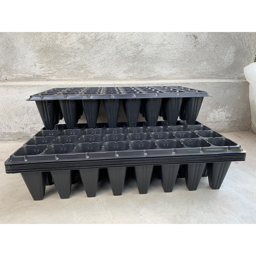 COMBO 5 KHAY ƯƠM 32 LỖ SÂU ( BẠT CHỐNG CỎ, LƯỚI CHỐNG NẮNG, DỊCH TRUYỀN CHO CÂY...)