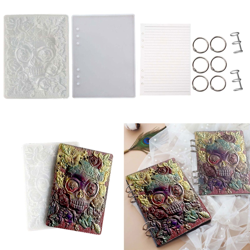 Khuôn Silicone Làm Sổ Tay Bằng Resin Epoxy